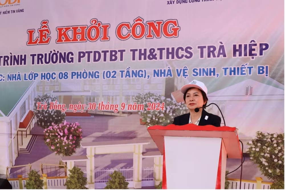 khoi cong xay dung du an truong pho thong dan toc ban tru tieu hoc trung hoc co so tra hiep hinh 2