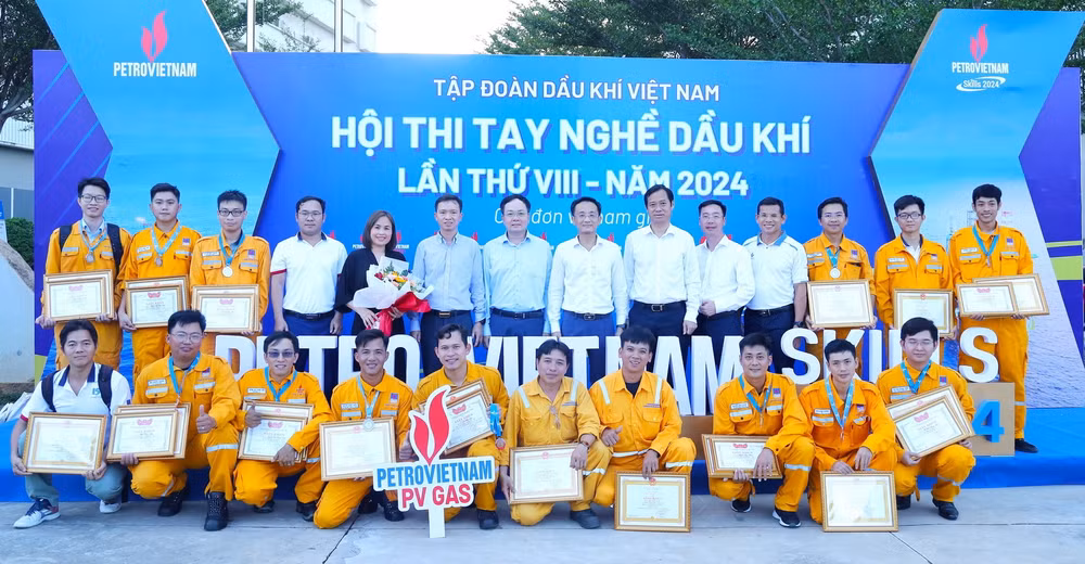 pv gas dat thanh tich cao giai nhi toan doan va gan 30 giai ca nhan tai hoi thi tay nghe nganh dau khi lan thu viii nam 2024 hinh 2