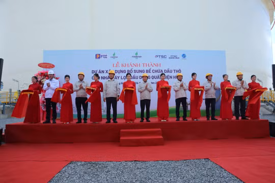 Năng lực tồn chứa dầu thô của NMLD Dung Quất tăng thêm 12,5%