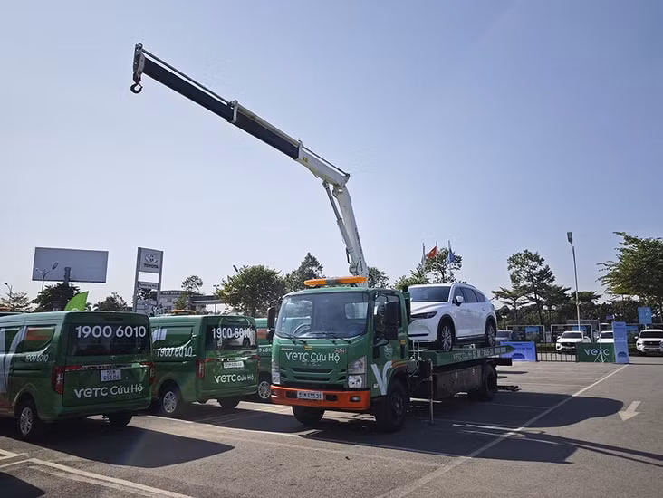 Đội ngũ xe cứu hộ chuyên dụng của VETC