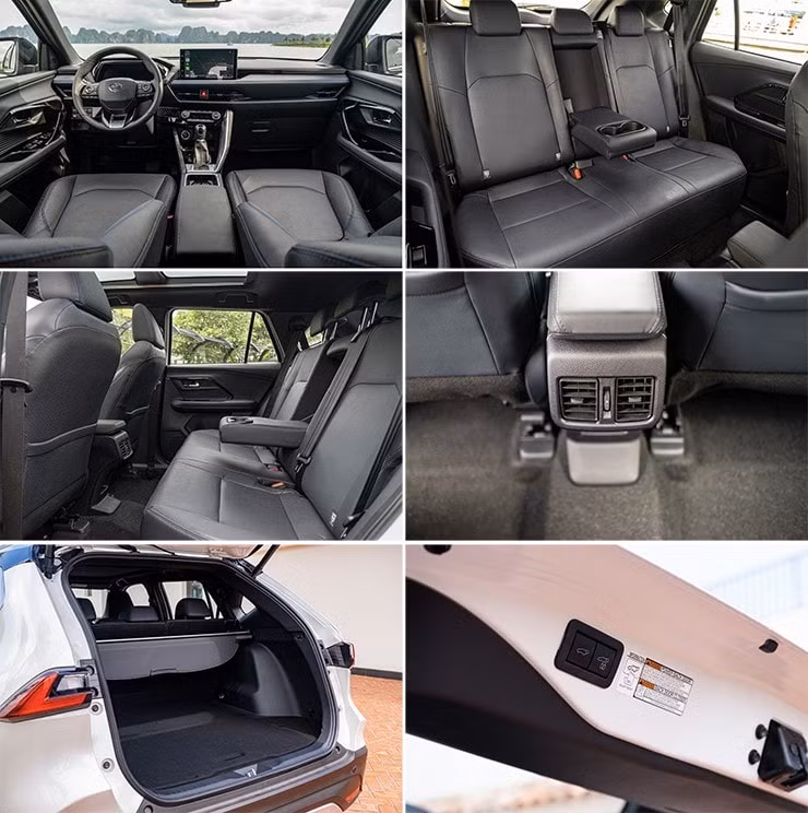 Nội thất Toyota Yaris Cross với màn hình giải trí trung tâm cỡ lớn
