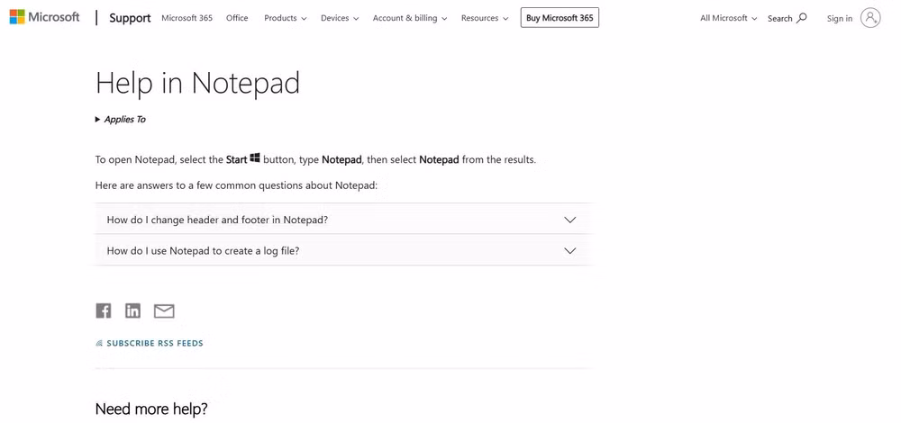Trang web hỗ trợ chính thức của Microsoft dành cho người dùng Windows