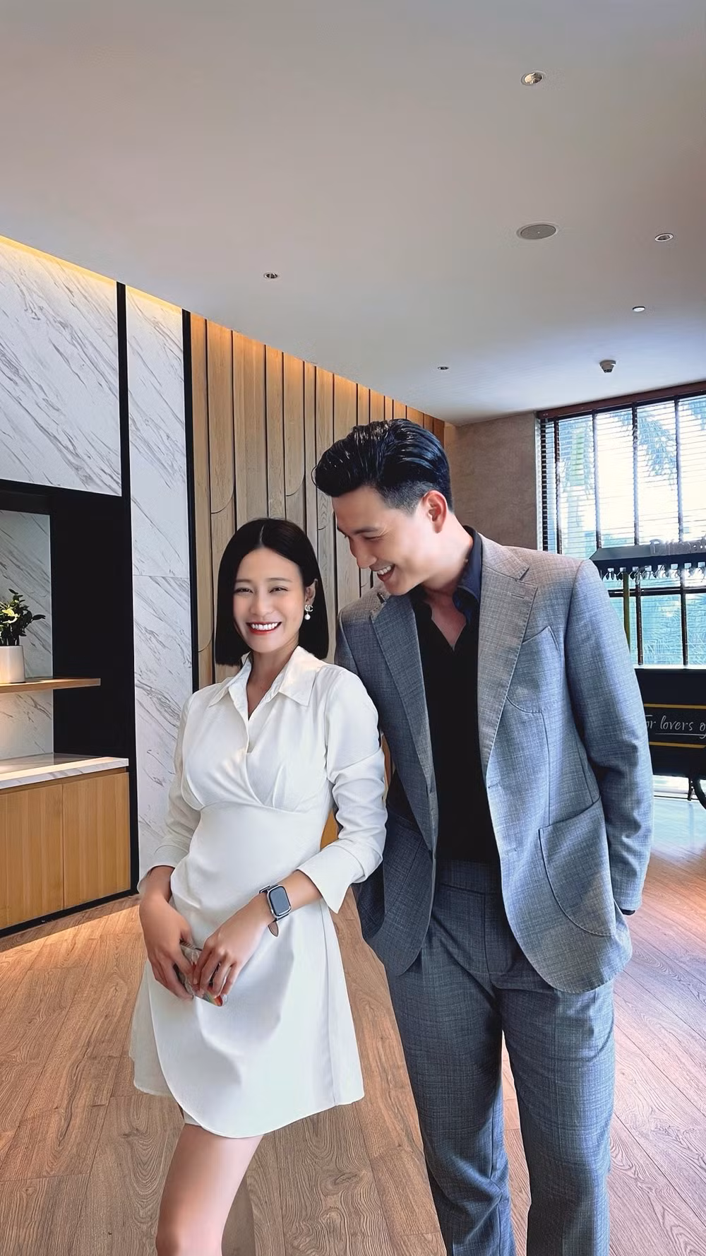 Sự tương tác giữa Minh Tú và Hiếu trên phim