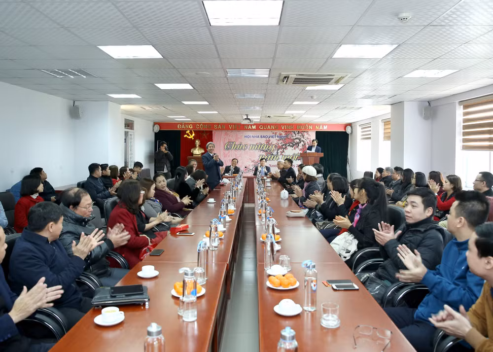 Toàn cảnh buổi gặp mặt. Ảnh: Sơn Hải