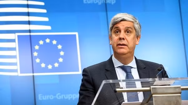 Chủ tịch nhóm Eurogroup quy tụ các Bộ trưởng Tài chính, ông Mario Centeno. Ảnh: Europenews