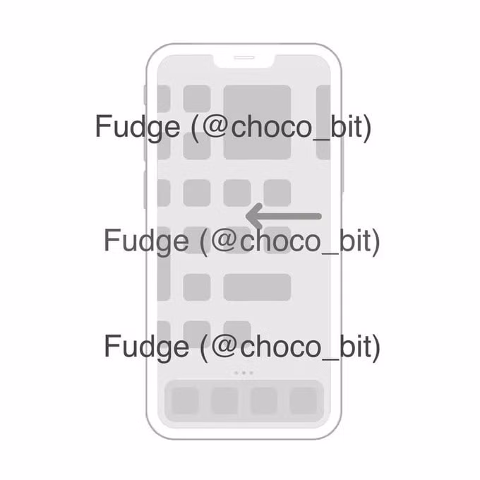 Giao diện mới trên iOS mới. Ảnh: Fudge