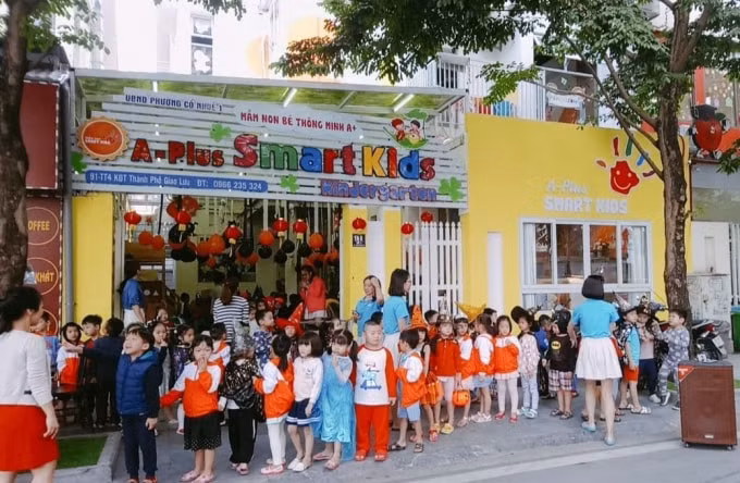 Theo cô Dương Thi Nho thì tiền mặt bằng quyết định sự tồn tại hay không của các cơ sở mầm non, nhóm trẻ tư thục (ảnh TL).