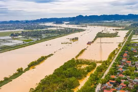 Mực nước trên các sông tiếp tục lên, Ninh Bình cảnh báo nguy cơ lũ