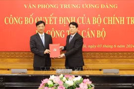 Thượng tướng Nguyễn Duy Ngọc giữ chức Chánh Văn phòng Trung ương Đảng