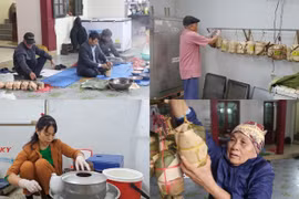 Làng giò, chả Trai Trang vào mùa cao điểm Tết
