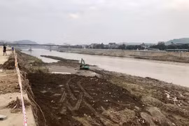 Lào Cai tái tạo cảnh quan môi trường dọc đôi bờ sông Hồng sau lũ dữ