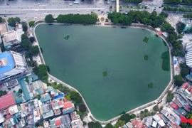 Sắp hoàn thành phố đi bộ hồ Ngọc Khánh