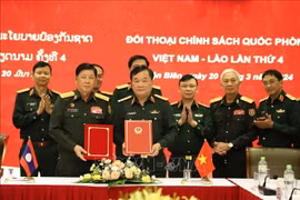 Quan hệ hợp tác quốc phòng Việt Nam - Lào đạt nhiều kết quả thực chất