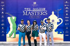 Sự kiện gôn đầu tiên trên sân gôn thử thách nhất Việt Nam Golden Sand Golf Resort Huế mang tên The Golden Masters