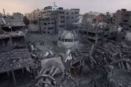Gaza tan hoang sau một năm chiến tranh không có luật lệ