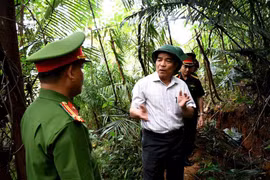 Quảng Nam khẩn trương ứng phó với sạt lở ở xã Đắc Pre
