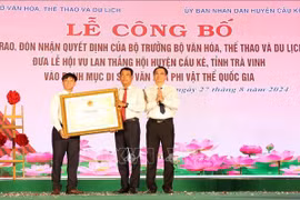Lễ Vu lan Thắng hội huyện Cầu Kè là Di sản văn hóa phi vật thể quốc gia