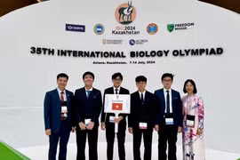 Học sinh Việt Nam lập kỷ lục tại Olympic Sinh Học quốc tế