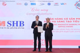 SHB được vinh danh là “Ngân hàng có sản phẩm dịch vụ sáng tạo tiêu biểu”