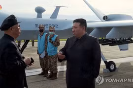 Ông Kim Jong Un giám sát cuộc thử nghiệm UAV tấn công của Triều Tiên