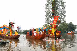 Ninh Bình: Độc đáo nghi lễ rước nước tại Lễ hội Hoa Lư năm 2024