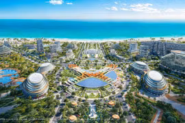 Chính thức ra mắt phân khu "Sông" Town - Thị trấn nổi bên biển thuộc đô thị trái tim Caraworld