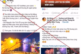 Đà Nẵng không bắn pháo hoa dịp Tết Dương lịch 2025