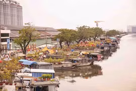Gần 700 gian hàng tại Chợ hoa xuân 'Trên bến dưới thuyền' Tết Ất Tỵ