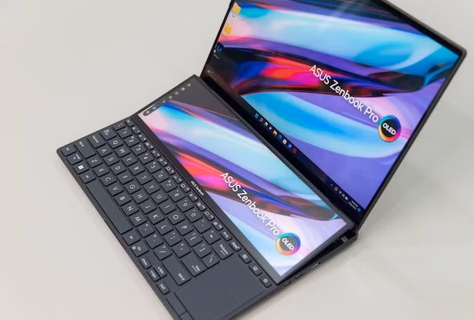 chiec laptop 2 man hinh cua asus duoc gioi thieu hinh 1