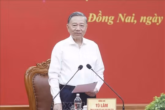 Tổng Bí thư, Chủ tịch nước Tô Lâm: Kiến tạo mô hình tăng trưởng mới, đưa Đồng Nai vượt khỏi giới hạn trung tâm công nghiệp truyền thống