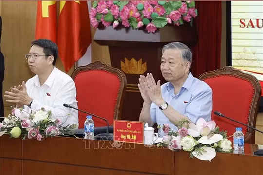 Tổng Bí thư, Chủ tịch nước Tô Lâm tiếp xúc cử tri thành phố Hà Nội