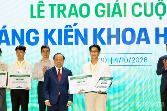 Nền tảng quang học siêu phổ giành giải Nhất Sáng kiến Khoa học 2026