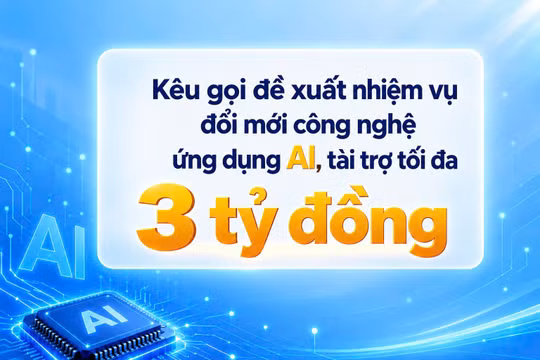 Tài trợ lên đến 3 tỷ đồng cho các dự án ứng dụng trí tuệ nhân tạo: NATIF chính thức nhận hồ sơ năm 2026