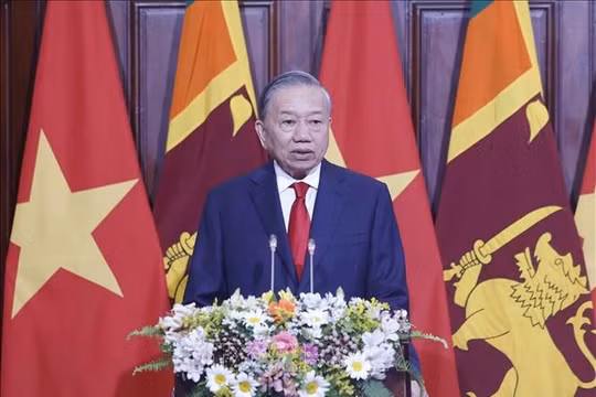 Tổng Bí thư, Chủ tịch nước Tô Lâm và Tổng thống Sri Lanka gặp gỡ báo chí