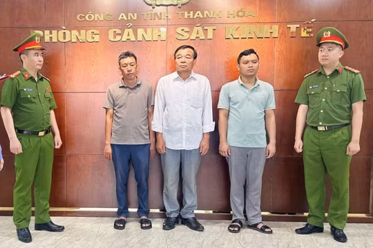 Lập khống hồ sơ để nghiệm thu, nguyên chủ tịch xã cùng 2 giám đốc doanh nghiệp tại Thanh Hóa bị bắt