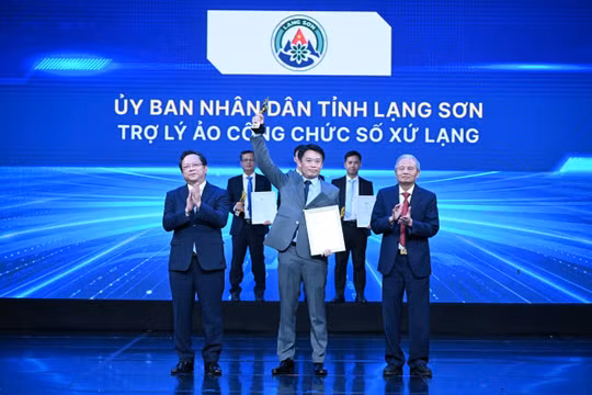 UBND tỉnh Lạng Sơn xuất sắc nhận Giải thưởng Chuyển đổi số Việt Nam 2026 với sáng kiến 'Trợ lý ảo công chức số xứ Lạng'