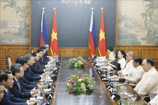 Tổng Bí thư, Chủ tịch nước Tô Lâm hội đàm với Tổng thống Philippines Ferdinand Romualdez Marcos Jr.