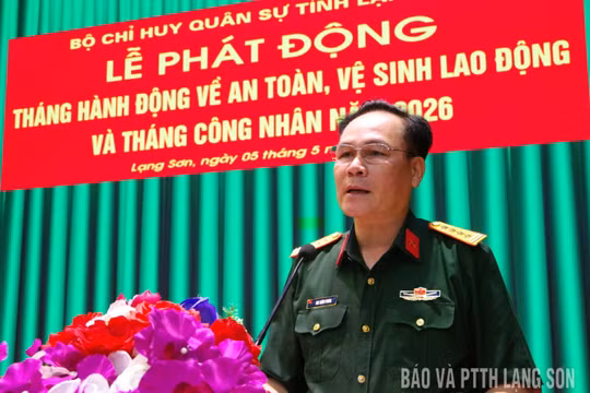 Bộ Chỉ huy Quân sự tỉnh Lạng Sơn đẩy mạnh công tác an toàn lao động gắn với Cuộc vận động 50