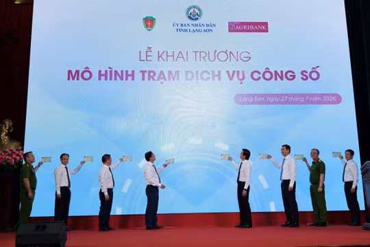 Đột phá cải cách hành chính tại Lạng Sơn: Chính thức khai trương mô hình "Trạm dịch vụ công số" thông minh