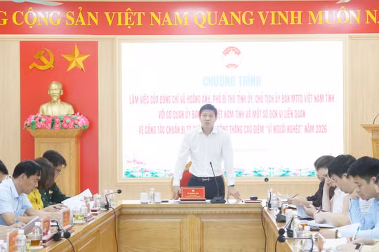 Lạng Sơn: Chuẩn bị chu đáo, thiết thực cho chuỗi hoạt động cấp tỉnh hưởng ứng Tháng cao điểm 'Vì người nghèo' năm 2026