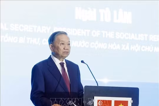Tổng Bí thư, Chủ tịch nước Tô Lâm dự Diễn đàn Kết nối công nghệ Việt Nam - Singapore