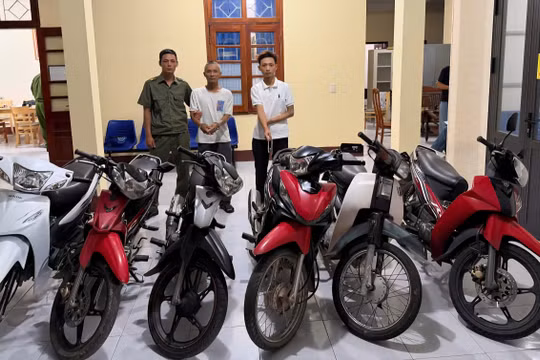 Quảng Trị: Bắt giữ 2 đối tượng gây ra 23 vụ trộm cắp xe máy