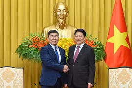 Chủ tịch nước Lương Cường tiếp Chánh án Tòa án tối cao Mông Cổ Ganzorig Damdin