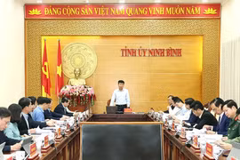 Ban Thường vụ Tỉnh ủy Ninh Bình thảo luận, cho ý kiến nhiều nội dung quan trọng