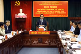 Tuyên Quang cần tăng cường sự lãnh đạo của Đảng, đẩy mạnh tuyên truyền về bầu cử