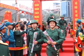Từ ngày 4-5/3, thanh niên lên đường thực hiện nghĩa vụ quân sự