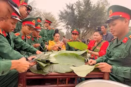 Tổ chức gói ‘Bánh chưng xanh - Tết vì người nghèo’ tại Làng Văn hóa