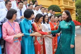 Phó Chủ tịch nước Võ Thị Ánh Xuân gặp mặt các Chủ tịch Công đoàn tiêu biểu