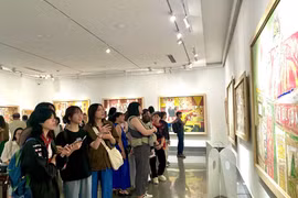 Triển lãm các tác phẩm của cố họa sĩ Lê Công Thành: Cuộc đối thoại giữa điêu khắc và hội họa