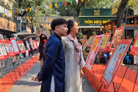 Triển lãm 'Báo Xuân tiến bước thời đại số' lan tỏa giá trị văn hóa báo chí